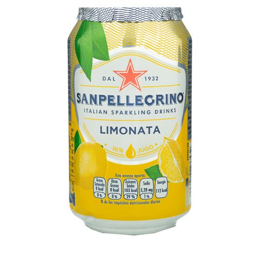 Agua San Pellegrino Gas Limonata - 330 ml