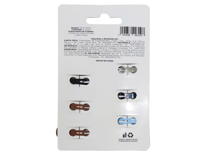 Equate-Clips-Para-El-Cabello-8-Piezas-2-22705