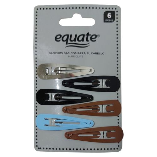 Equate Clips Para El Cabello  8 Piezas
