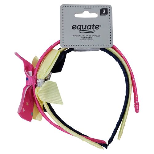 Equate Diademas El Cabello Con Mono 3P