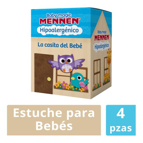 Estuche para bebé Mennen, contiene Baby Magic Jabón, Aceite, Talco, Colonia