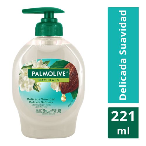 Jabon Liquido Palmolive Naturals Delicada Suavidad Jazmín y Cacao 221 ml