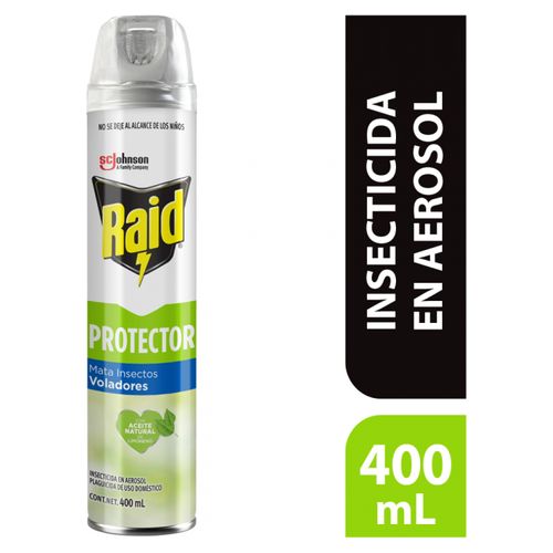 Raid Protec Mata Insectos Volador 400 ml