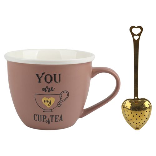 Taza De Porcelana 520 ml Y  Bolsita C