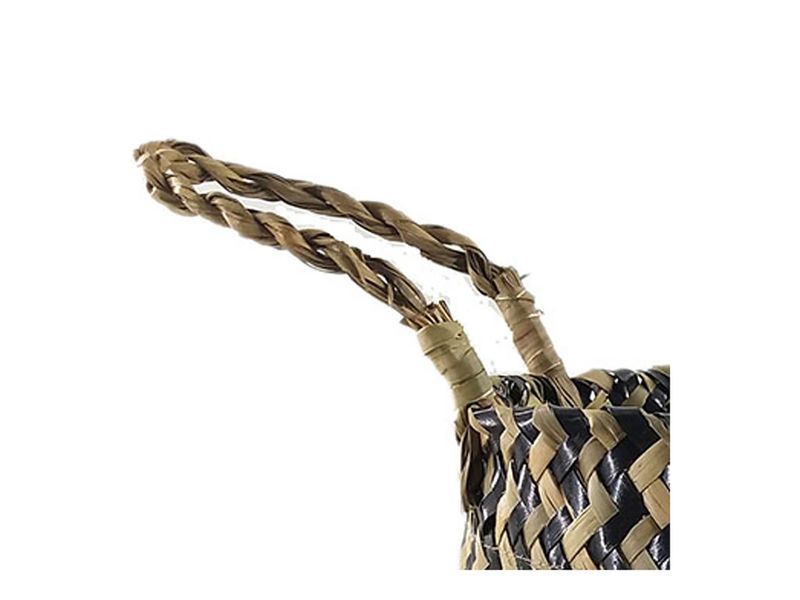 Maceta-Tipo-Canast-Negra-Beig-27X27Cm-2-21945
