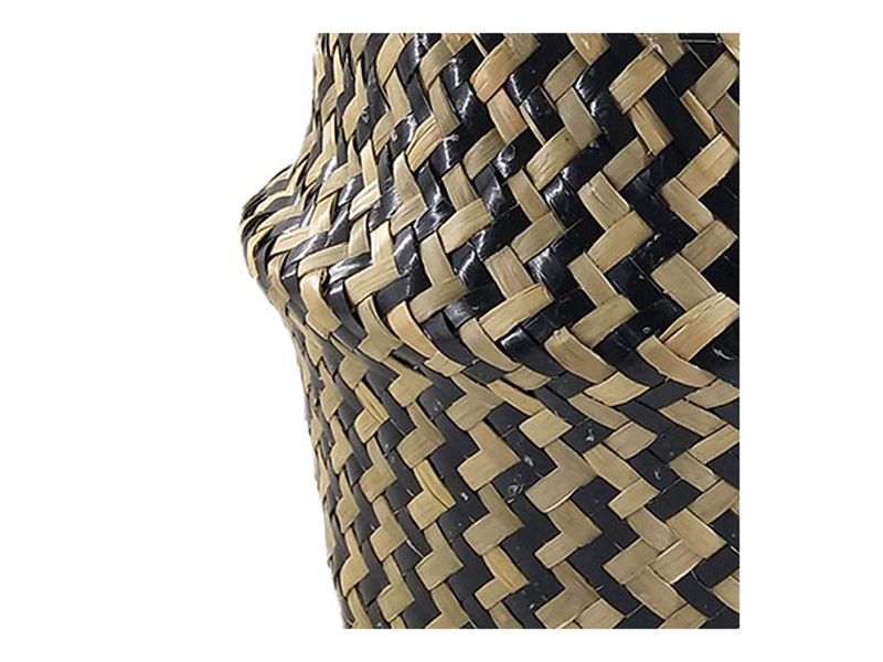 Maceta-Tipo-Canast-Negra-Beig-27X27Cm-4-21945