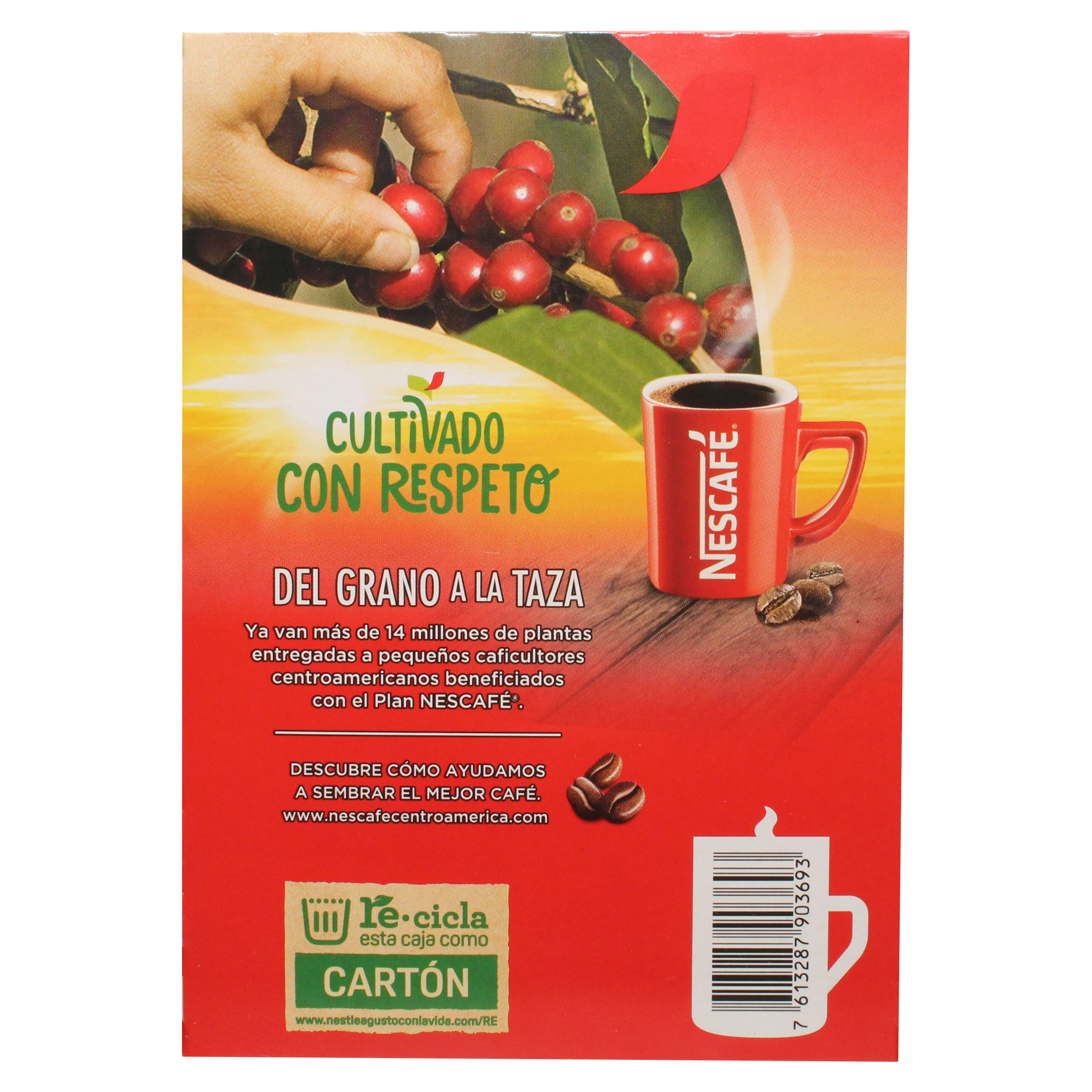cafe soluble nescafe clasico exhibidor con 16 stick 14 g