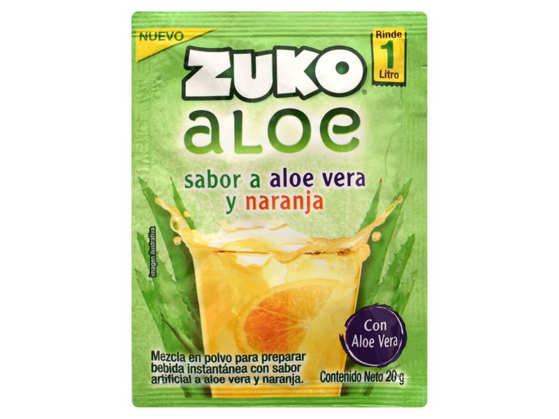 Comprar Refresco Zuko Aloe Naranja 20gr Walmart El Salvador