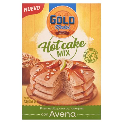 Hot Cake Mix Gold Medal Avena - 450 g