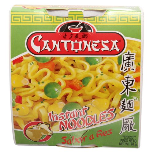 Sopa Cantonesa Vaso sabor Res - 64GR