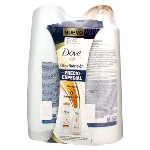 Shampoo Y Acondicionado Dove Óleo Nutrición - 1150 ml