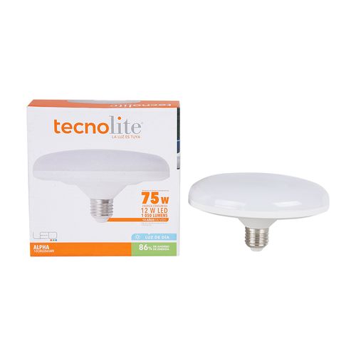 Lampara Led Circ 12W Luz Blanca Tecnolit
