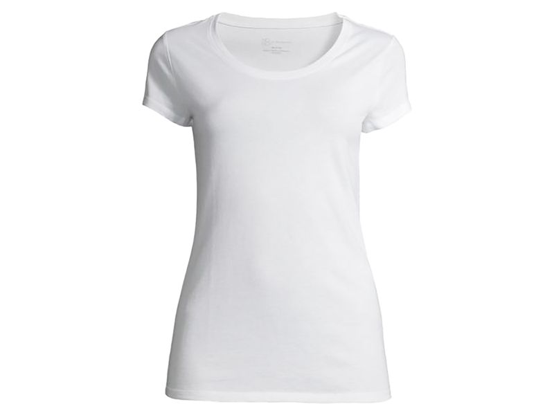 T-shirt-NOBO-manga-corta-para-dama-talla-XS-Blanco-1-24566