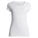 T-shirt-NOBO-manga-corta-para-dama-talla-L-Blanco-1-24569