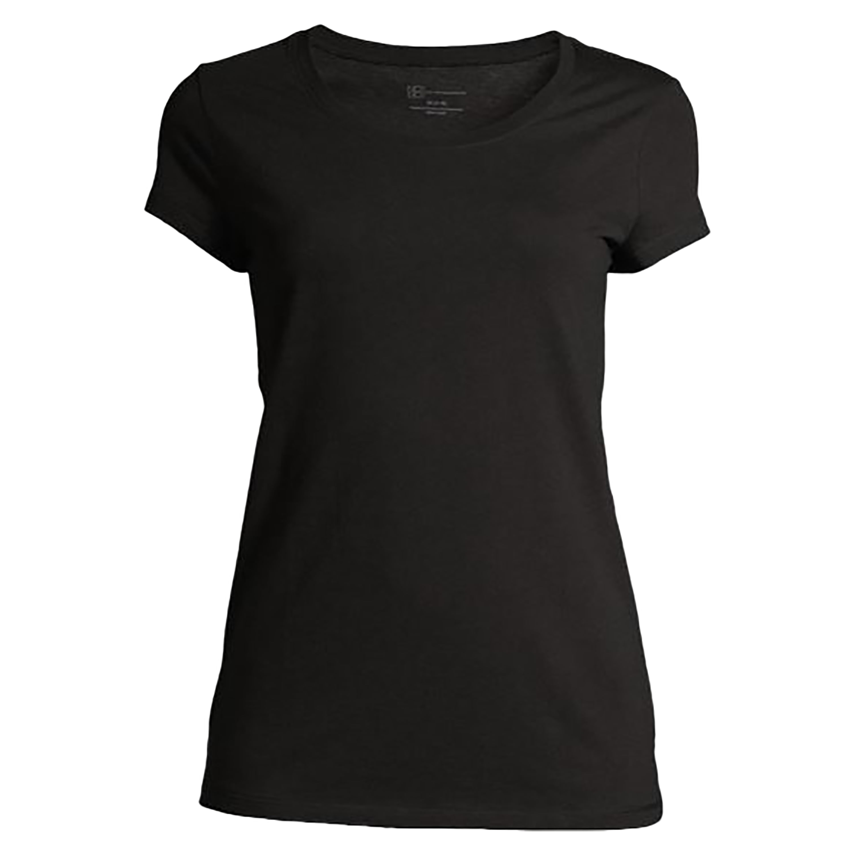 T-shirt-NOBO-manga-corta-para-dama-talla-XL-Negro-1-24576