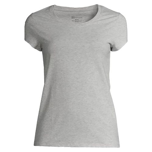 T shirt NOBO manga corta para dama, talla : L Gris