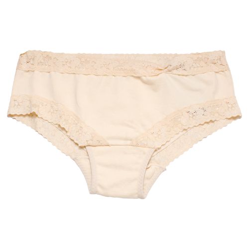 Boxer Cach Alg Licra Ts Beige Dama