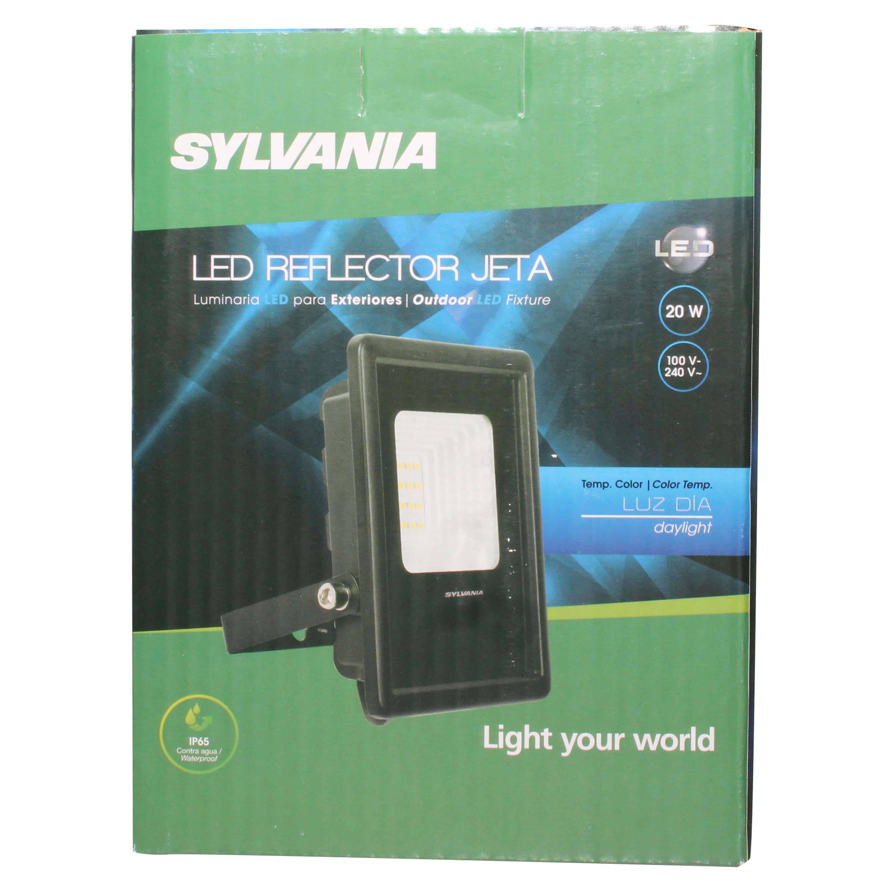 Luz led blanca reflector circular sensor de movimiento recargable BLOEM