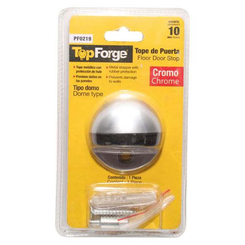 Tope Top Forge Puerta Domo Cromo