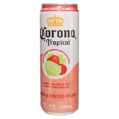 Corona Tropical Frutos Rojos 355 ml Lata