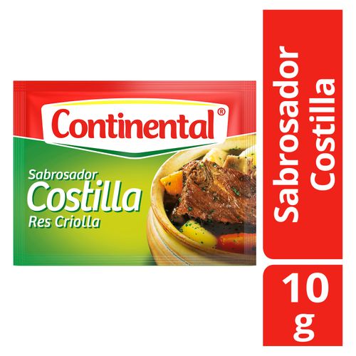 4 Pack Consome Continenta Costilla Res - 10 g