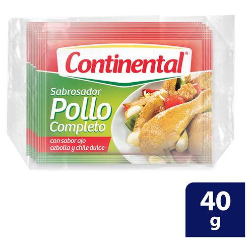 4 Pack Continental Sabros Pollo - 10Gr