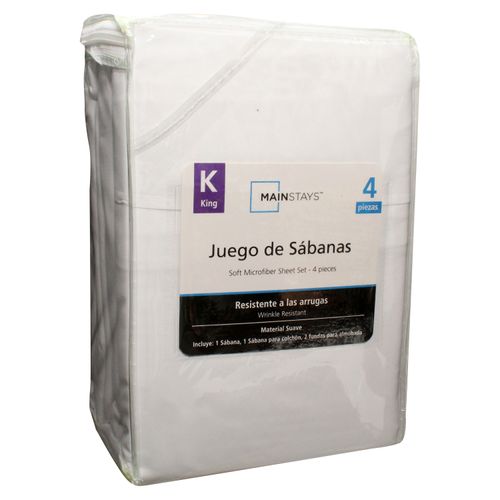 Set De Sabanas King Blanco
