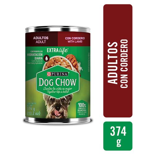 Alimento Húmedo Perro Adulto Purina Dog Chow Cordero & Arroz