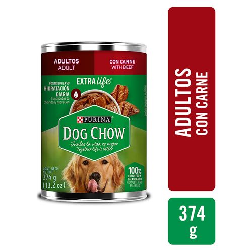Alimento Húmedo Perro Adulto Purina Dog Chow  Con Carne