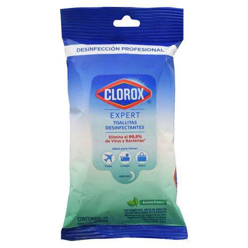 Clorox Wipes Expert Flowpack 15 Ct