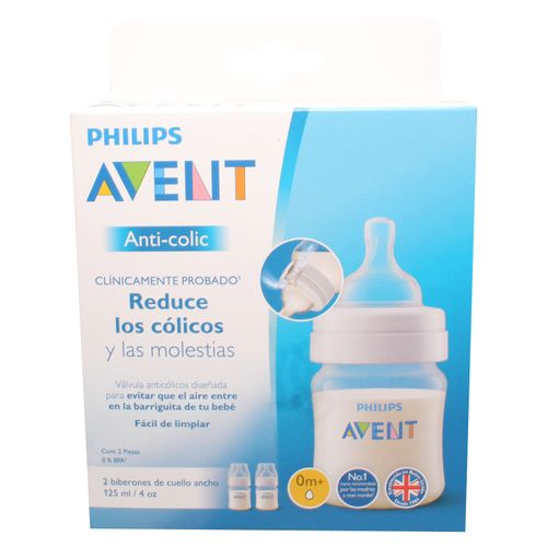 Avent Biberon Anticolico 4 Onz 2 Unidad