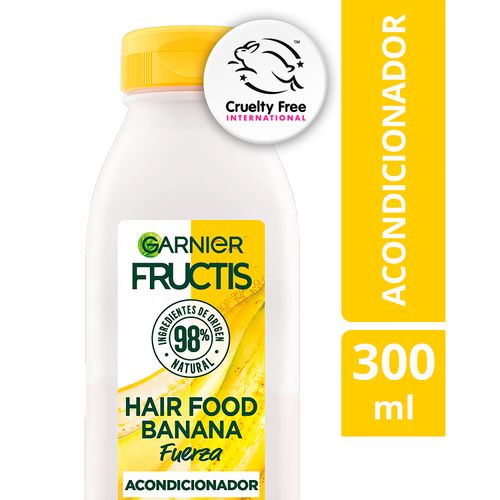 Hair Food Acondicionador De Fuerza Garnier Fructis Banana - 300 ml