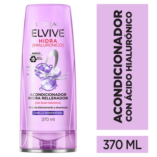 Acondicionador Hidra Rellenador L'Oréal Paris Elvive Hidra Hialurónico - 370ml