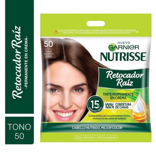 Tinte De Cabello En Crema Garnier Nutrisse Retocador Raiz 5.0