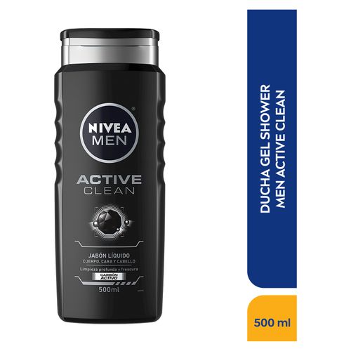 Gel Shower Nivea Men Active Clean - 500Ml