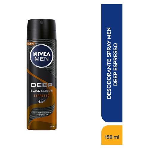 Desodorante Spray Nivea Men Deep Espresso - 150Ml