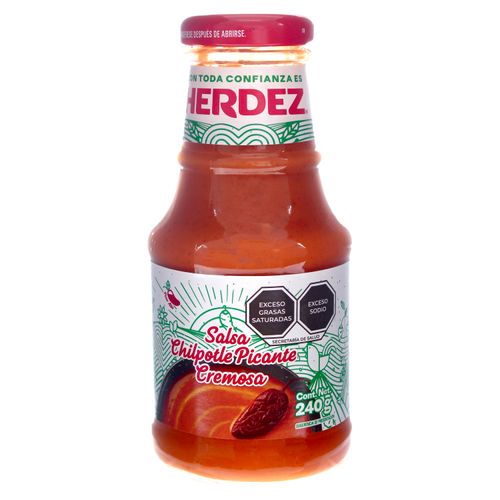 Salsa Mexicana Herdez Chipotle Picante Cremosa 240 g