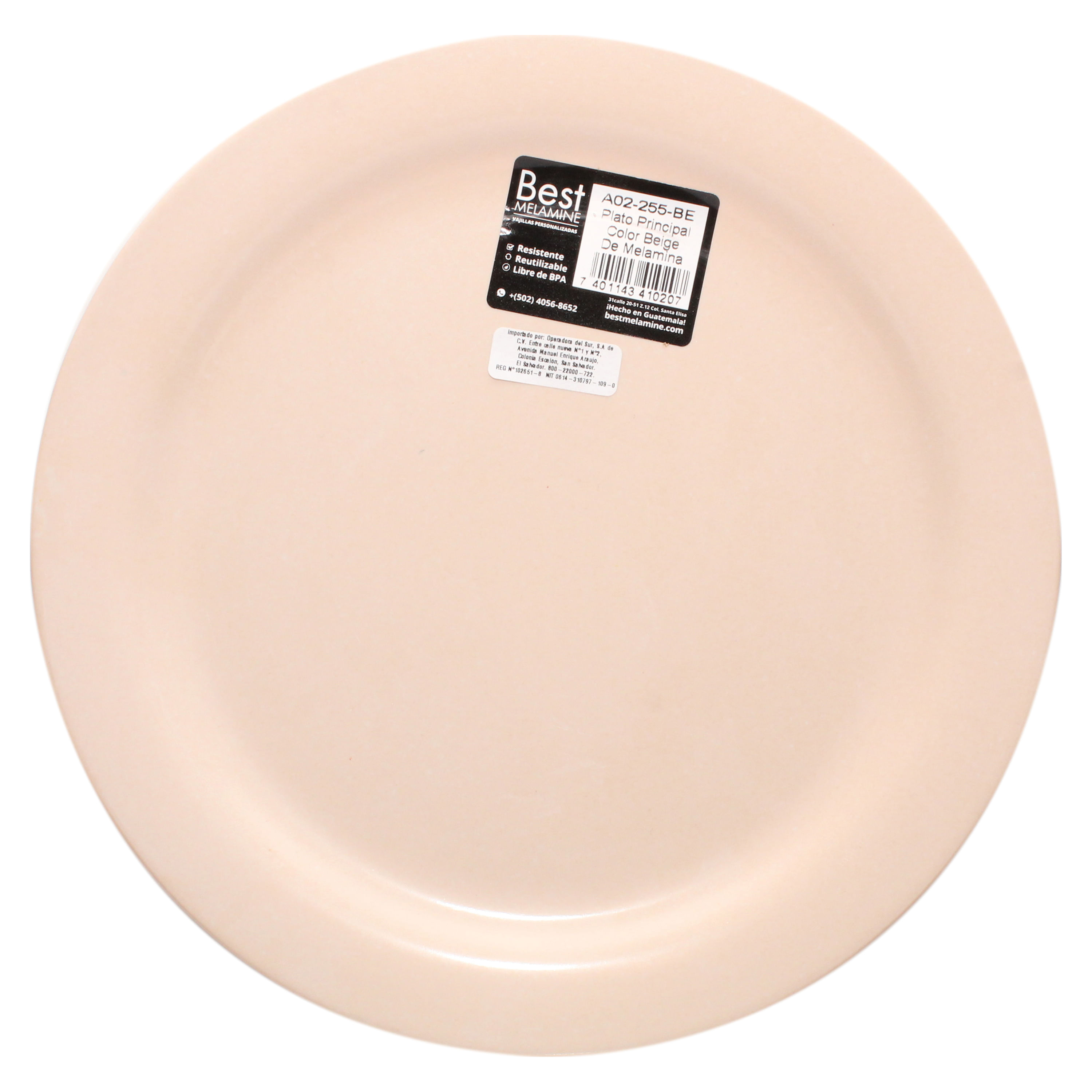 Comprar Plato Principal B Best Melamine Walmart El Salvador