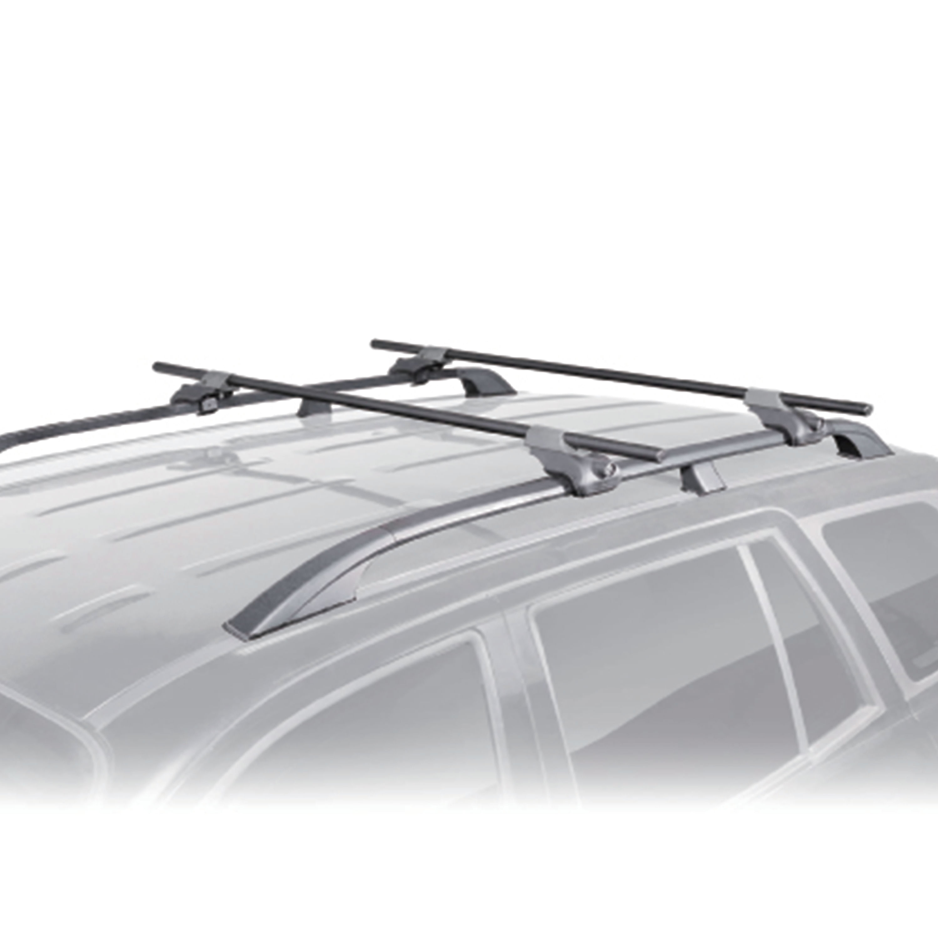 Baca de coche rígida universal para barras de techo Nova 430 - Blanco
