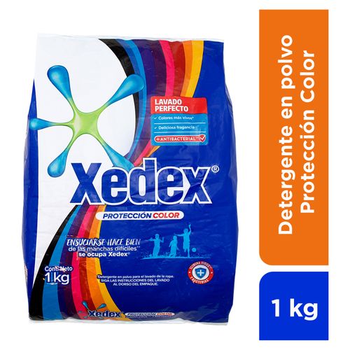 Detergente En Polvo Xedex Protección Color - 1000 g