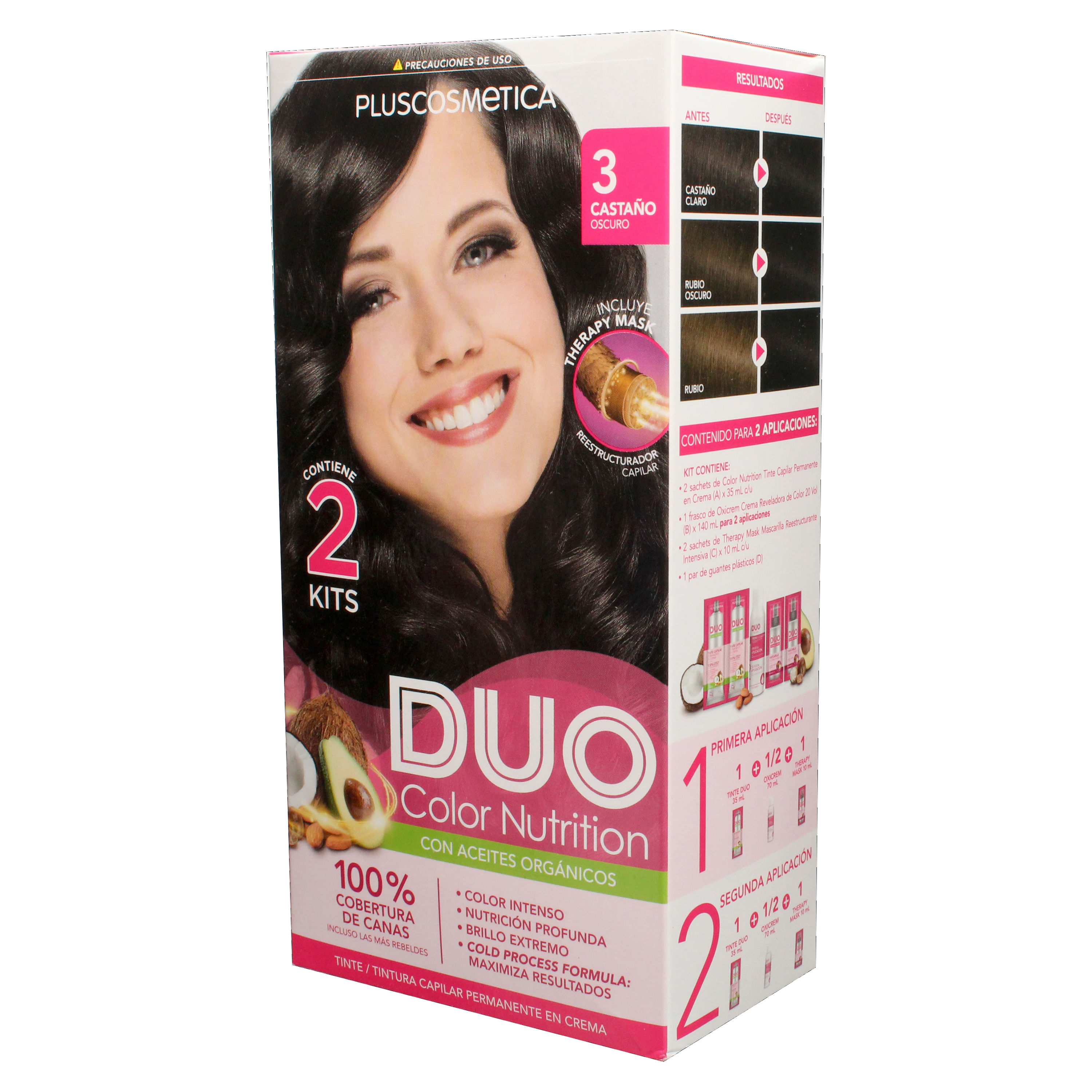 Comprar Tinte Duo Color 3 Casta§O Oscuro 230Ml | Walmart El Salvador