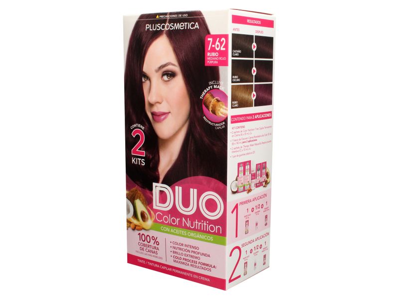 Comprar Tinte Duo Color 7 62 Rubi Med Rojo 230Ml | Walmart El Salvador