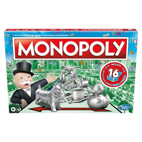 Juego Monopoly Hasbro Gaming Juegomesa Clasico