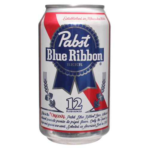 Cerveza Pabst Blue Ribbon Lager Lat 355 ml