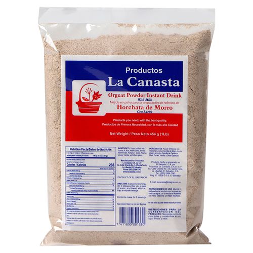 Bebida La Canasta Horchata Con Leche 460 g