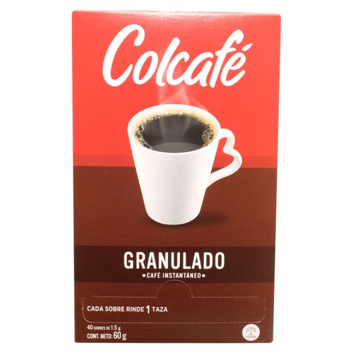 Colcafé Ganulado Soluble 40 Sobres - 60 g