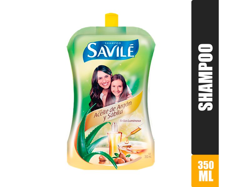 Shampoo-Savile-Argan-Doypack-12Unidades-350ml-1-27699