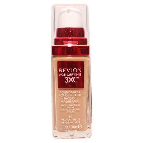 Base Revlon Age Defying Medium Beig  - 30 ml