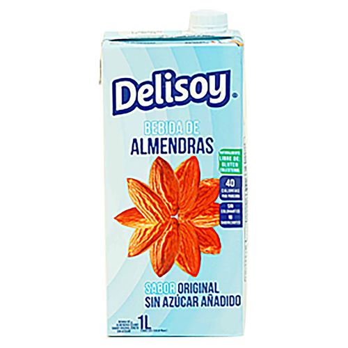 Bebida Delisoya Almendras Sin Azucar Uht - 1000 ml