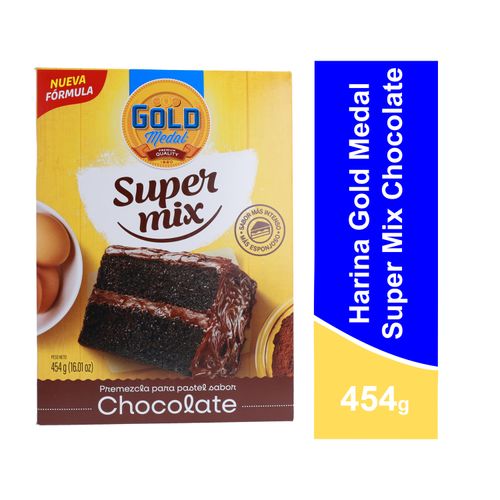 Mezcla Para Pastel Gold Medal sabor Chocolate - 454 g